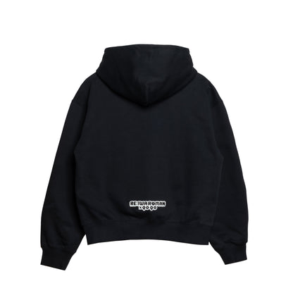 9090×令和ロマン Wavy NINETY Logo Zip Hoodie