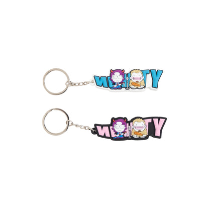 9090×令和ロマン Rubber Keychain