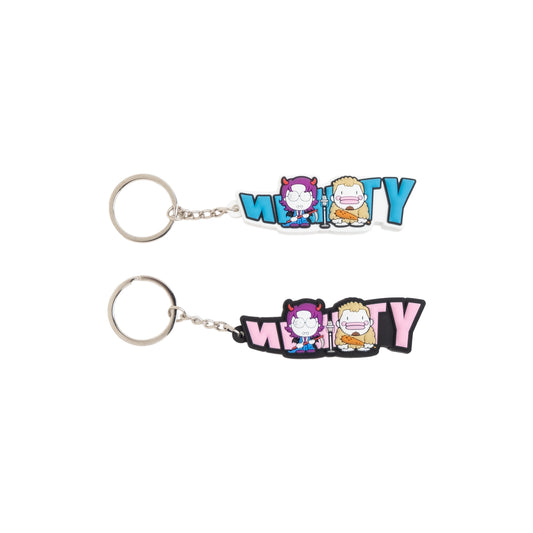 9090×令和ロマン Rubber Keychain