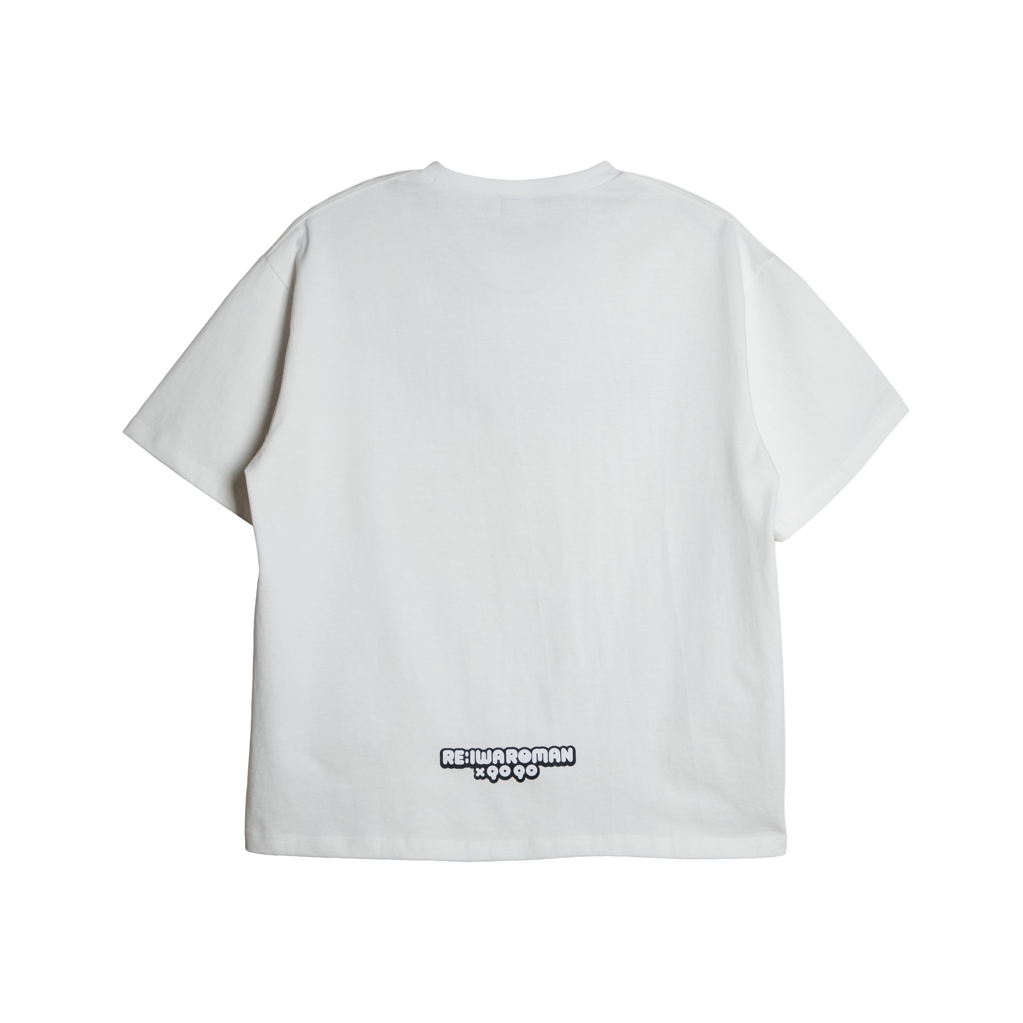 9090×令和ロマン Wavy NINETY Logo Tee – RE:IWAROMAN