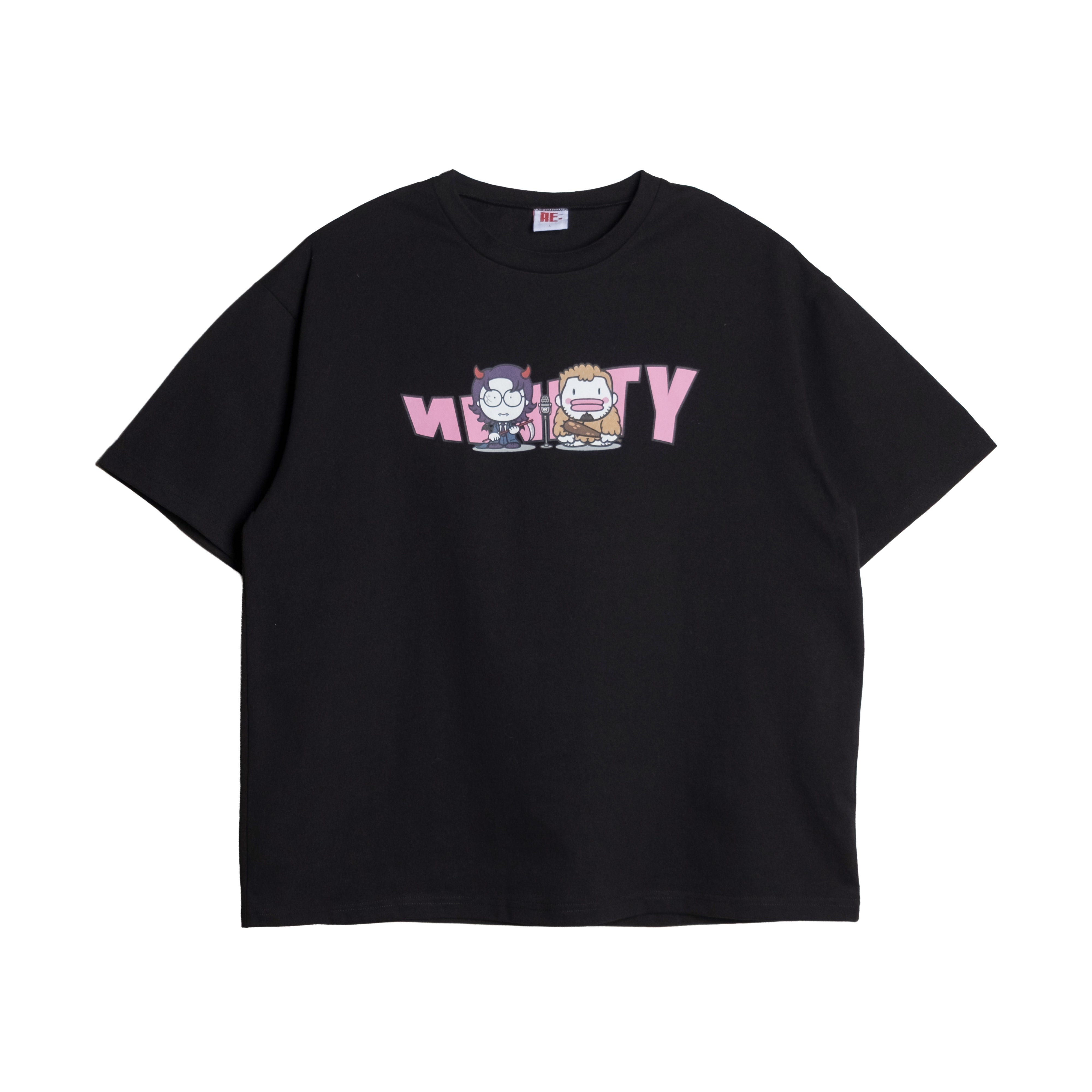 9090×令和ロマン Wavy NINETY Logo Tee – RE:IWAROMAN